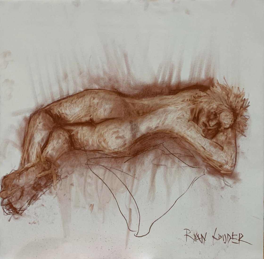 A painting titled 'figure of Juno 1 by Ryan Louder' by Ryan Louder