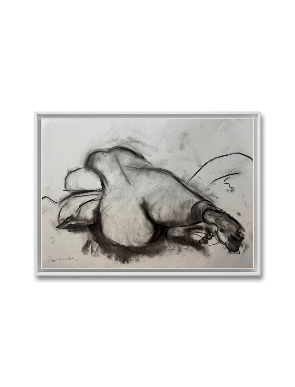 A painting titled 'figure Zoma 4 by Ryan Louder' by Ryan Louder
