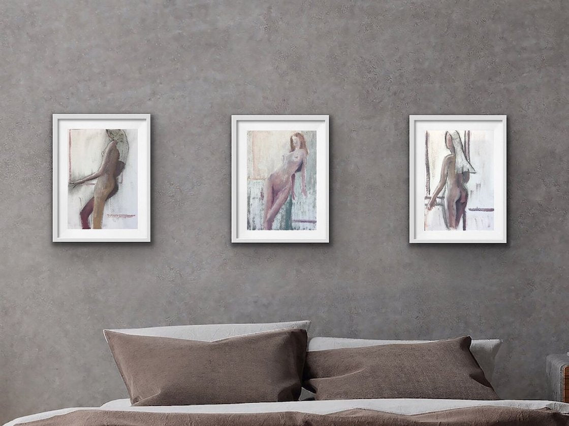figure Three Study' by Ryan Louder - Hahnemühle German Etching Fine Art Print