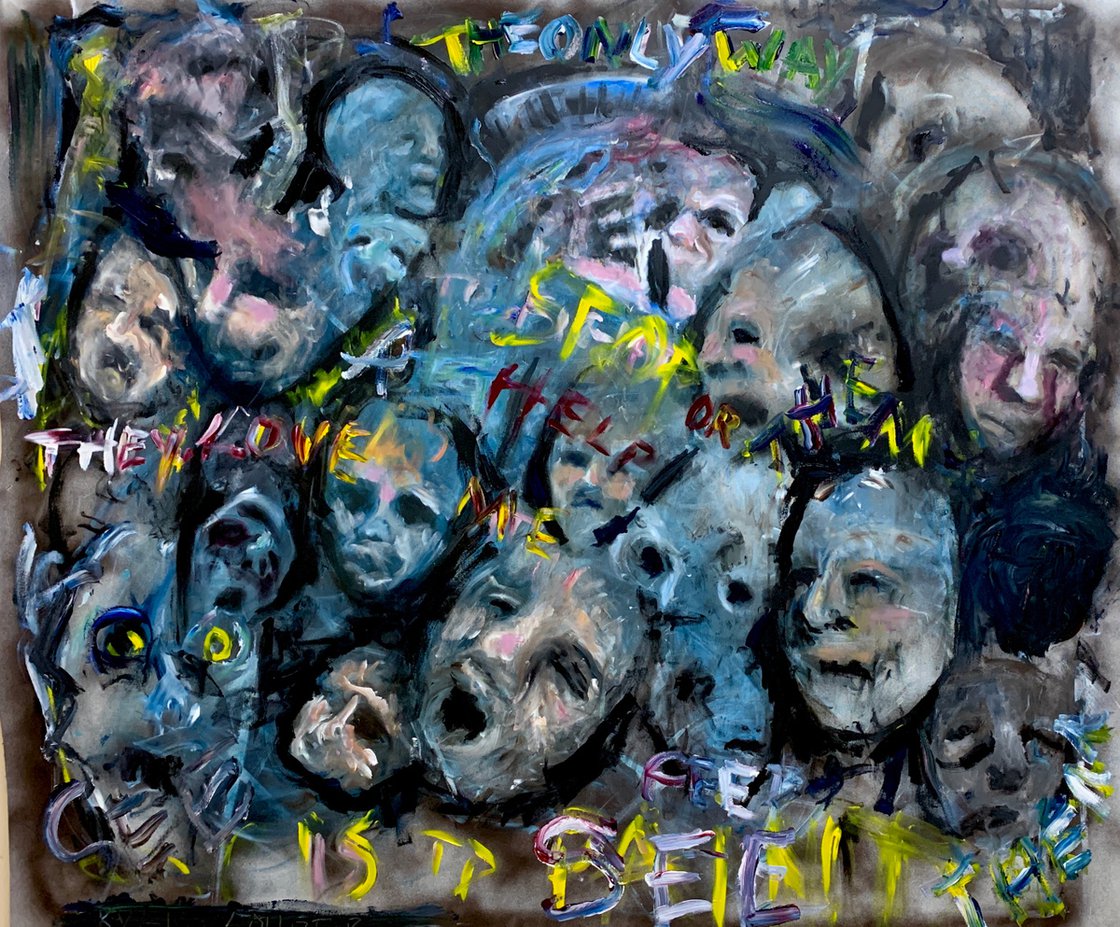 A painting titled 'See by Ryan Louder' by Ryan Louder
