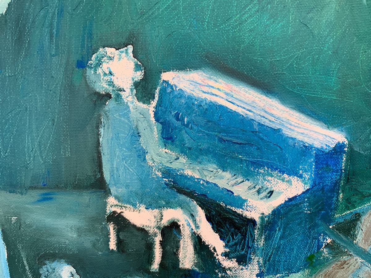 Blue - close-up-artwork