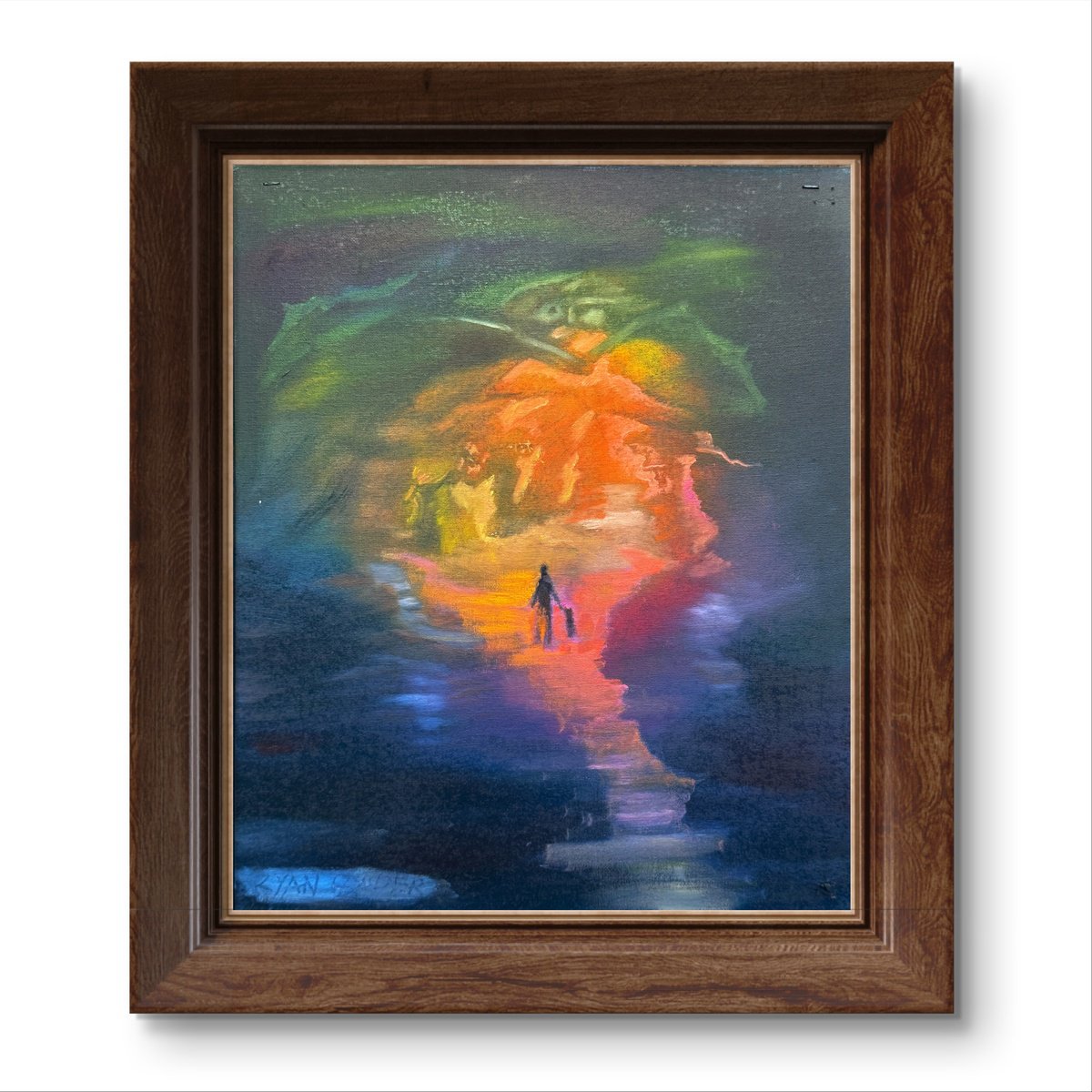 Walking Dog At Dawn - in-context-home
