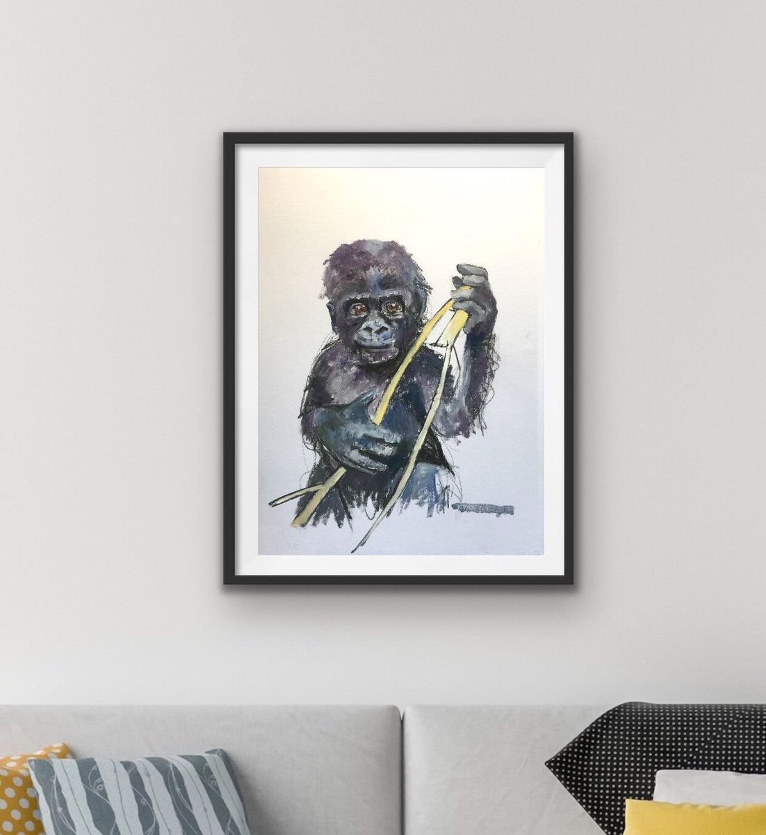 Gorilla by Ryan Louder Print