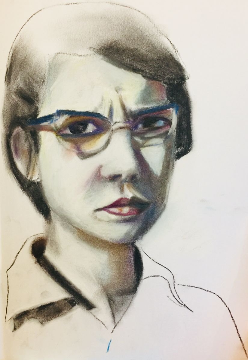 Portrait Of A Woman by Ryan Louder Print