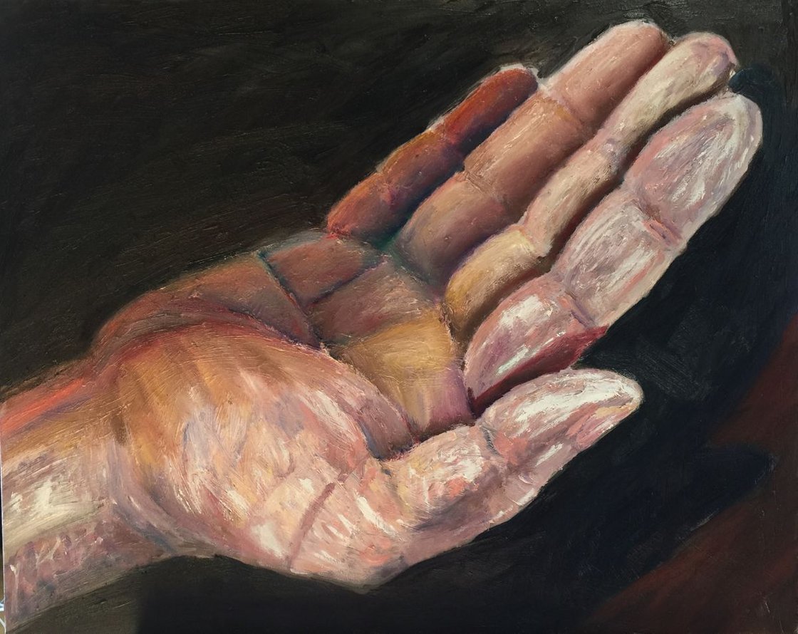 A painting titled 'Compromise by Ryan Louder' by Ryan Louder