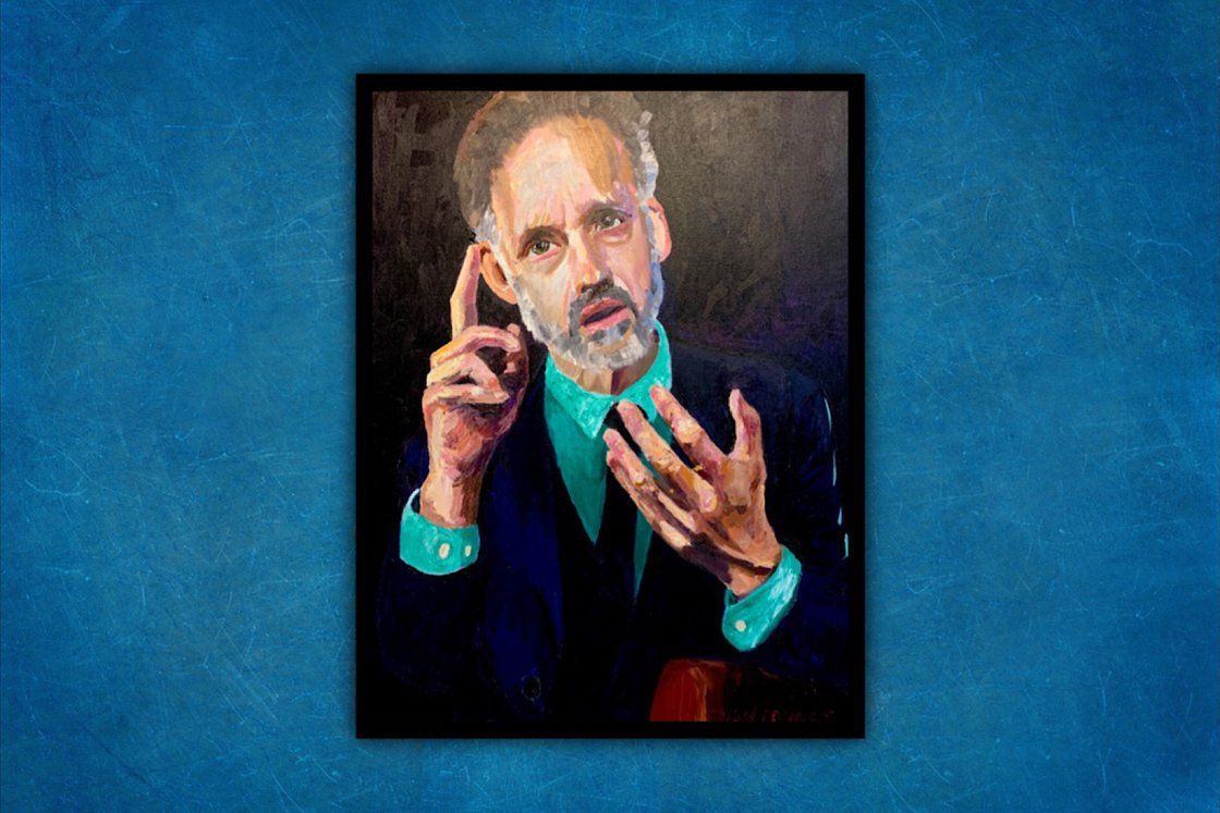 Jordan Peterson by Ryan Louder - Hahnemühle German Etching Fine Art Print