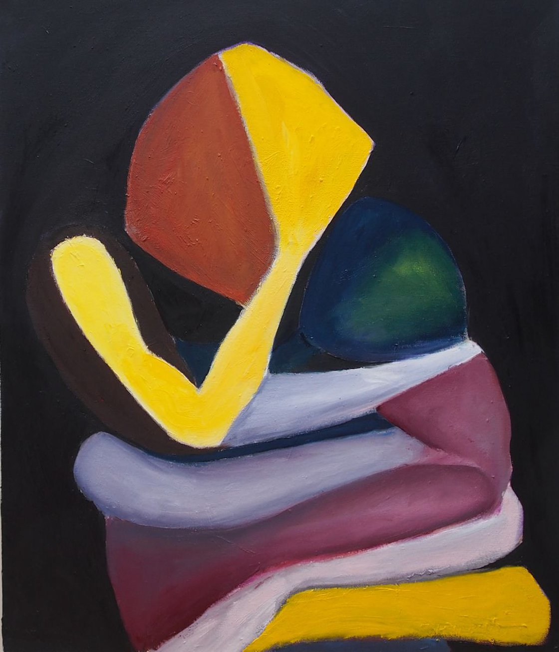 A painting titled 'Love Yourself First by Ryan Louder' by Ryan Louder