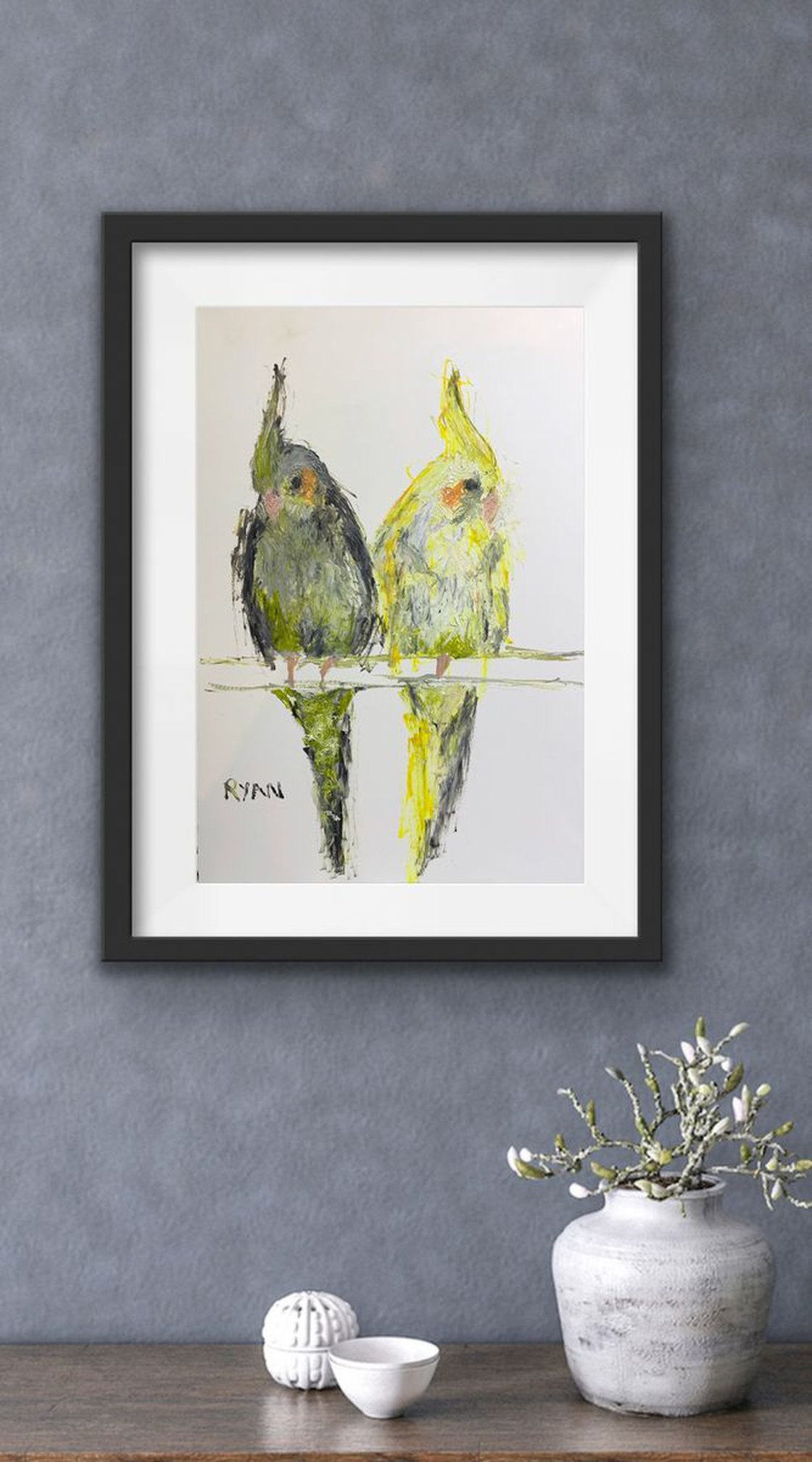 Cockatiels by Ryan Louder