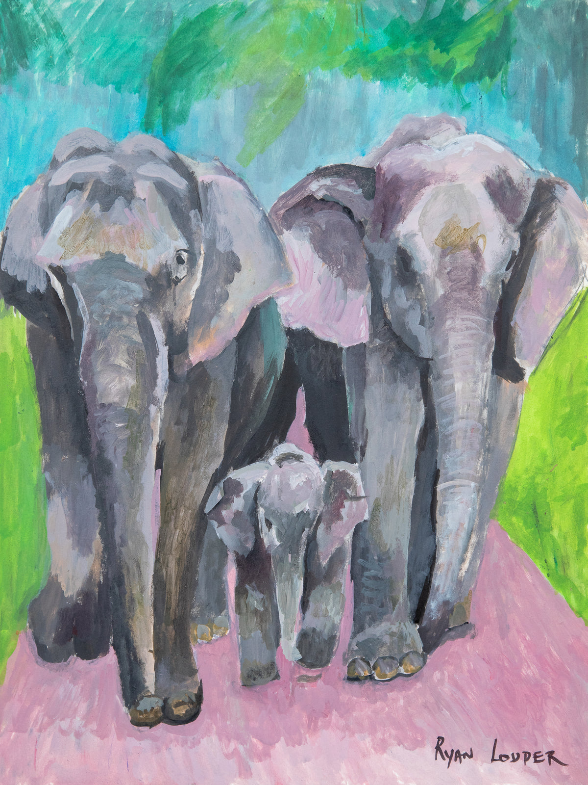 Elephant Family Co-Parenting by Ryan Louder