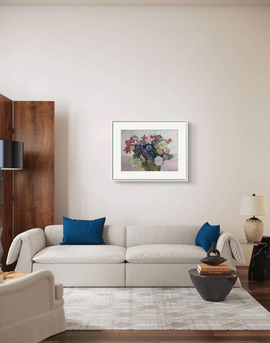 Flowers On A White Table No.2 - in-context-home