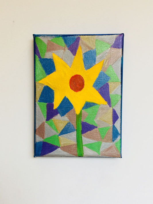 A painting titled '7 Petals by Ryan  Louder' by Ryan Louder