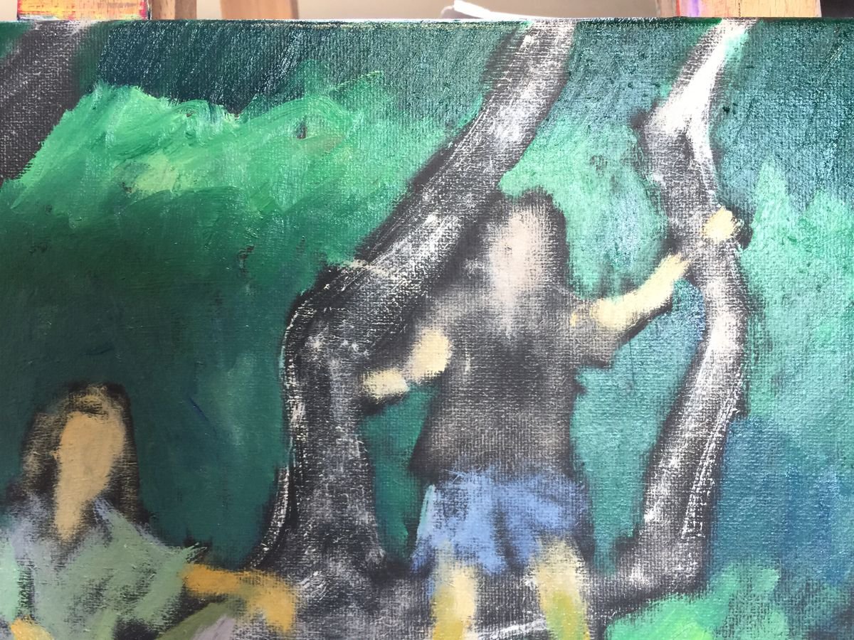 Tree Climbing - close-up-artwork