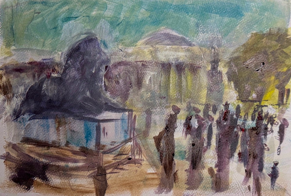 London Trafalgar Square by Ryan Louder Print