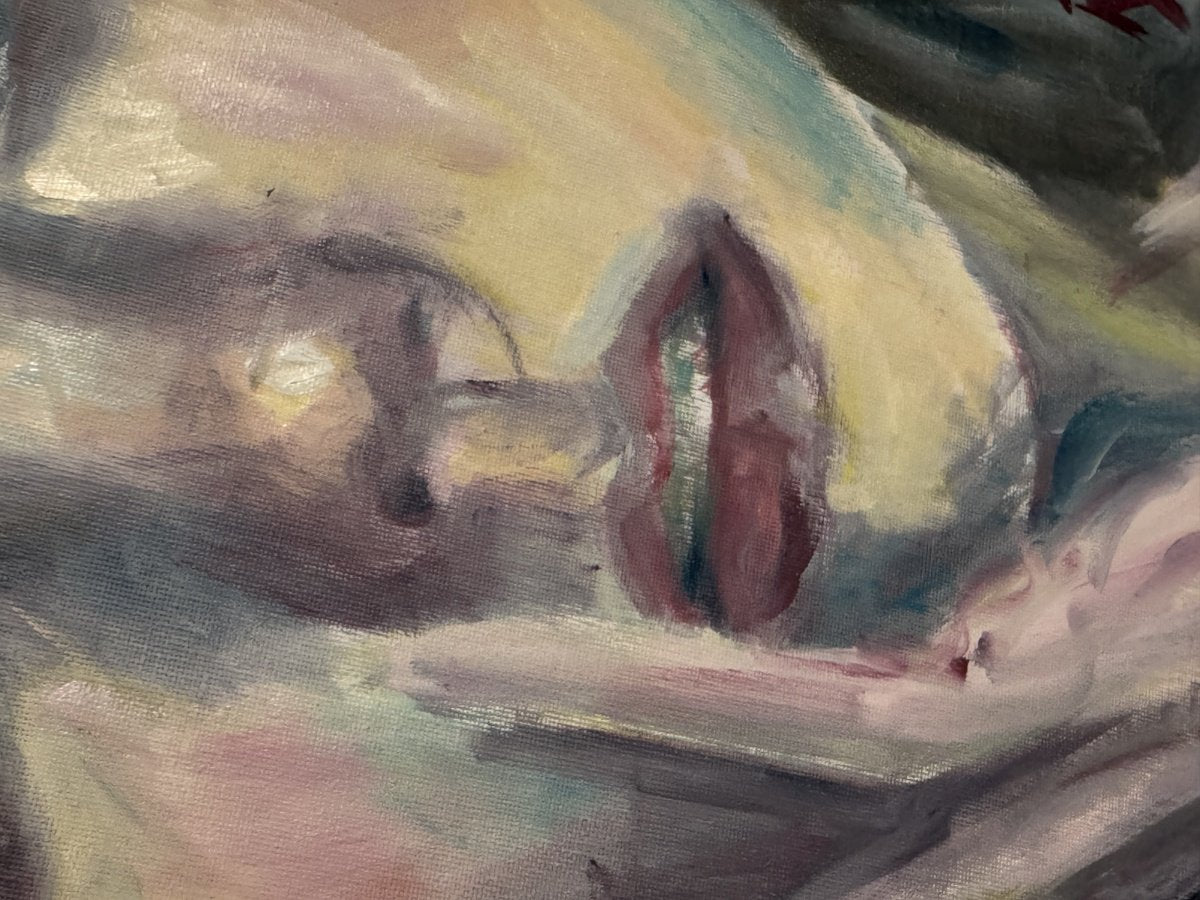 She Is - close-up-artwork