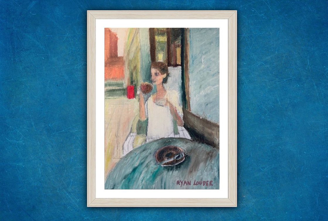 Coffee In Town On A Summers Day by Ryan Louder