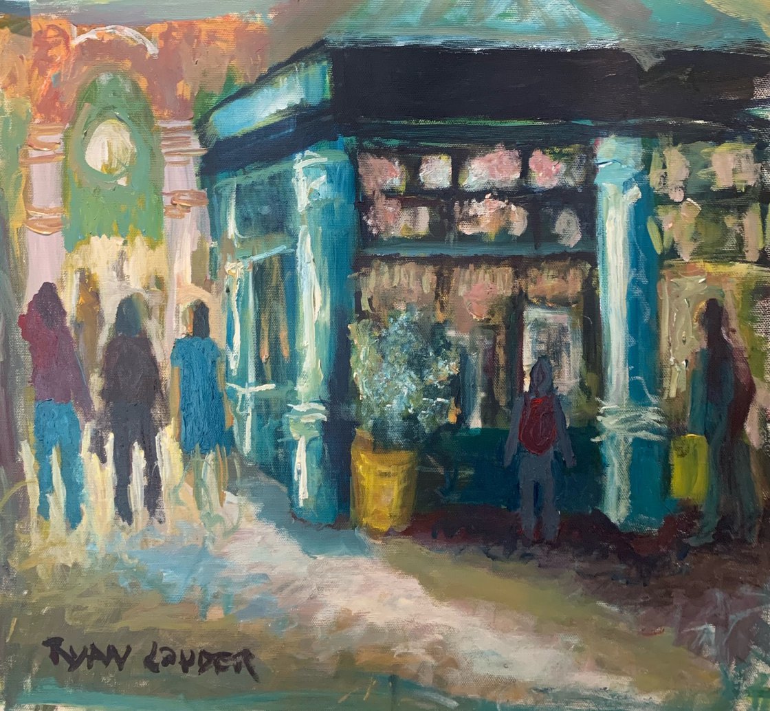 Covent Garden Book Shop by Ryan Louder - Hahnemühle German Etching Fine Art Print