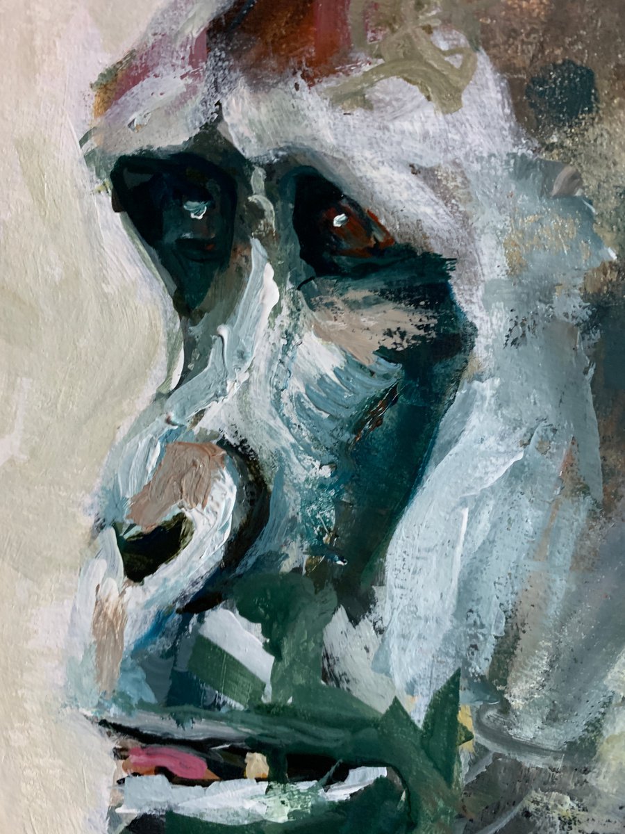 Gorilla - close-up-artwork