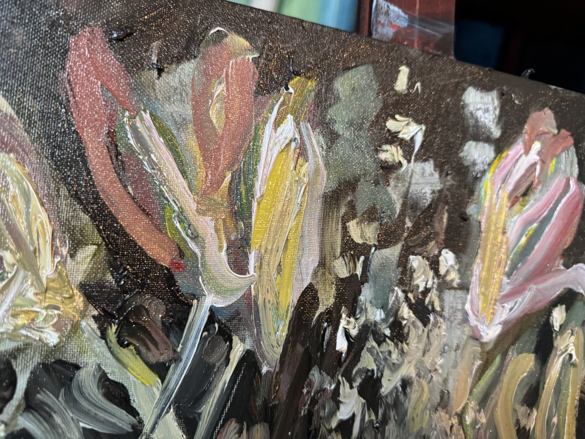 Wilting Lillies - close-up-artwork