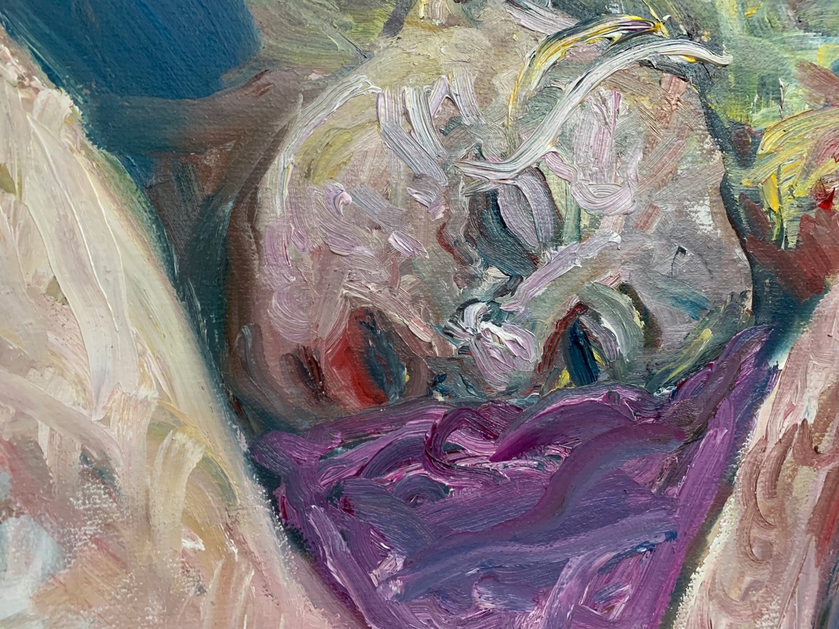 Sleeping Model - close-up-artwork
