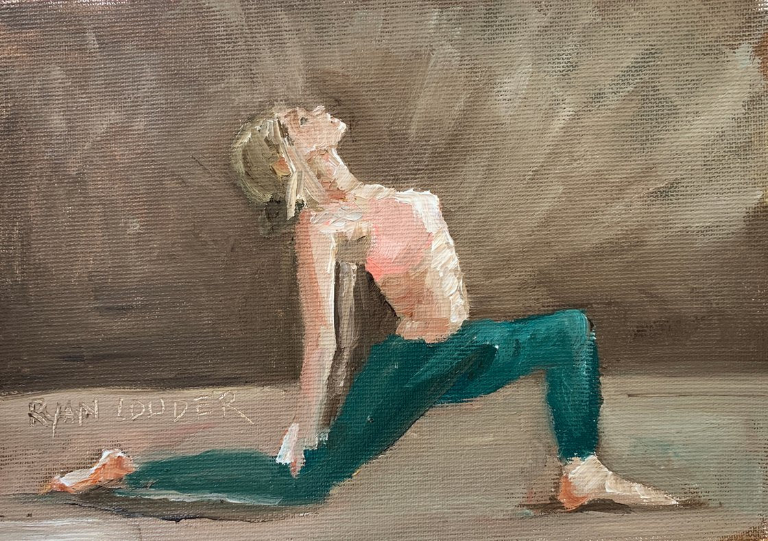 Yoga by Ryan Louder - Hahnemühle German Etching Fine Art Print