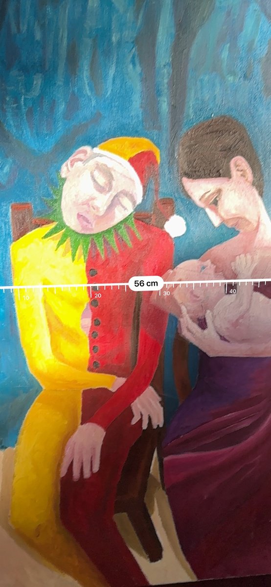 The Sleepy Clown - close-up-artwork