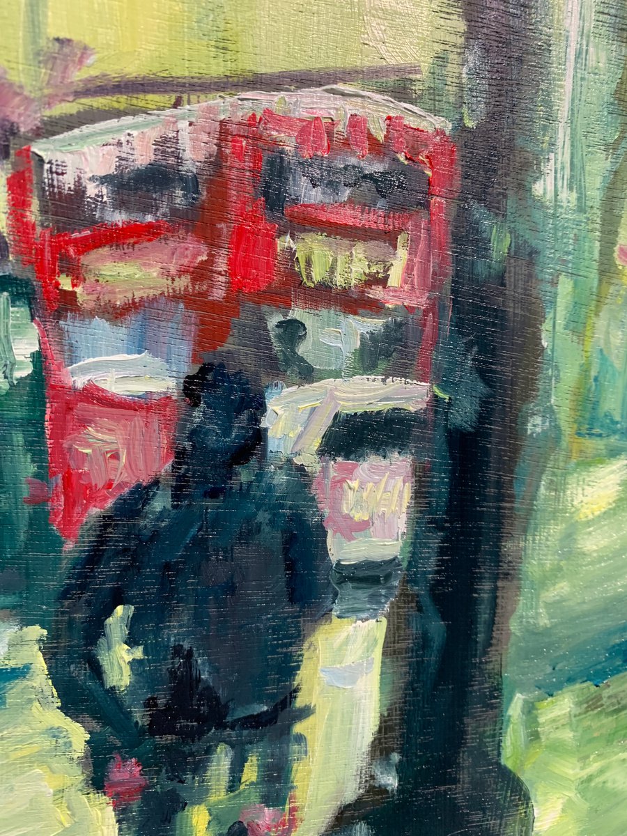London In The Rain - close-up-artwork