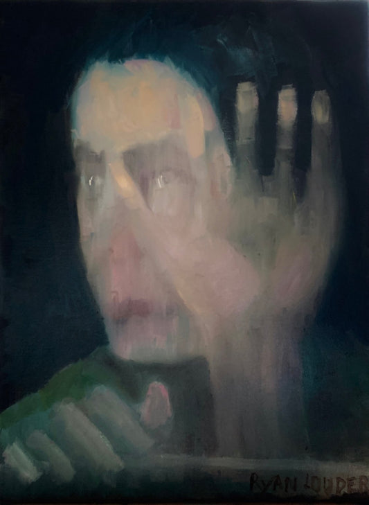 A painting titled 'A Mother’s Loss by Ryan  Louder' by Ryan Louder