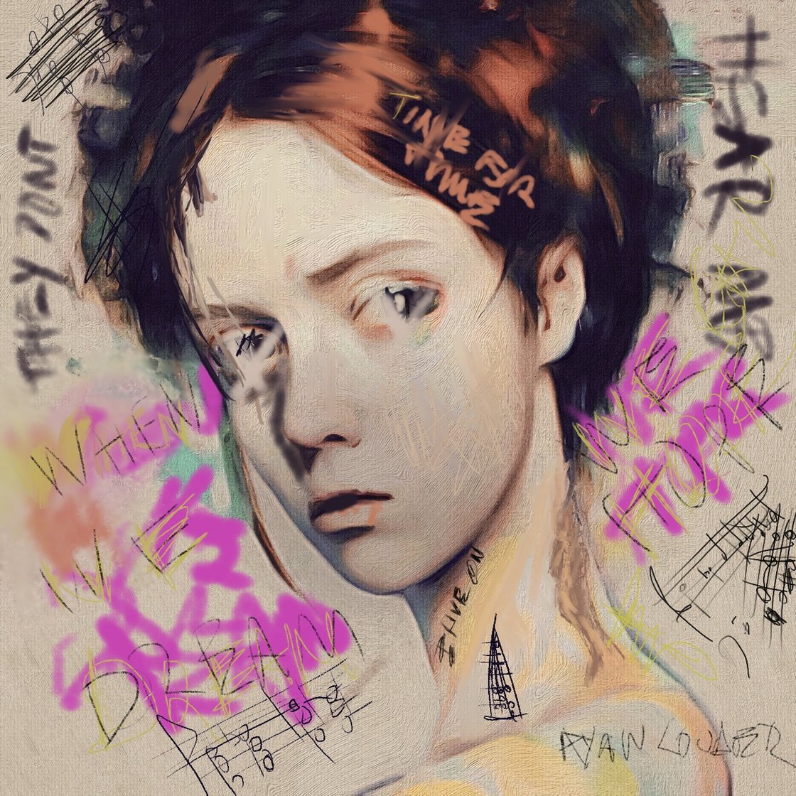A painting titled 'When We Dream We Hope by Ryan  Louder' by Ryan Louder