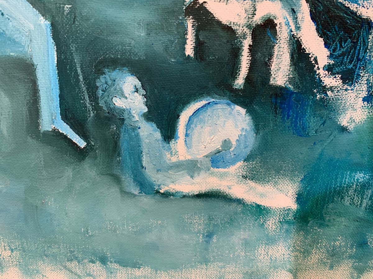 Blue - close-up-artwork