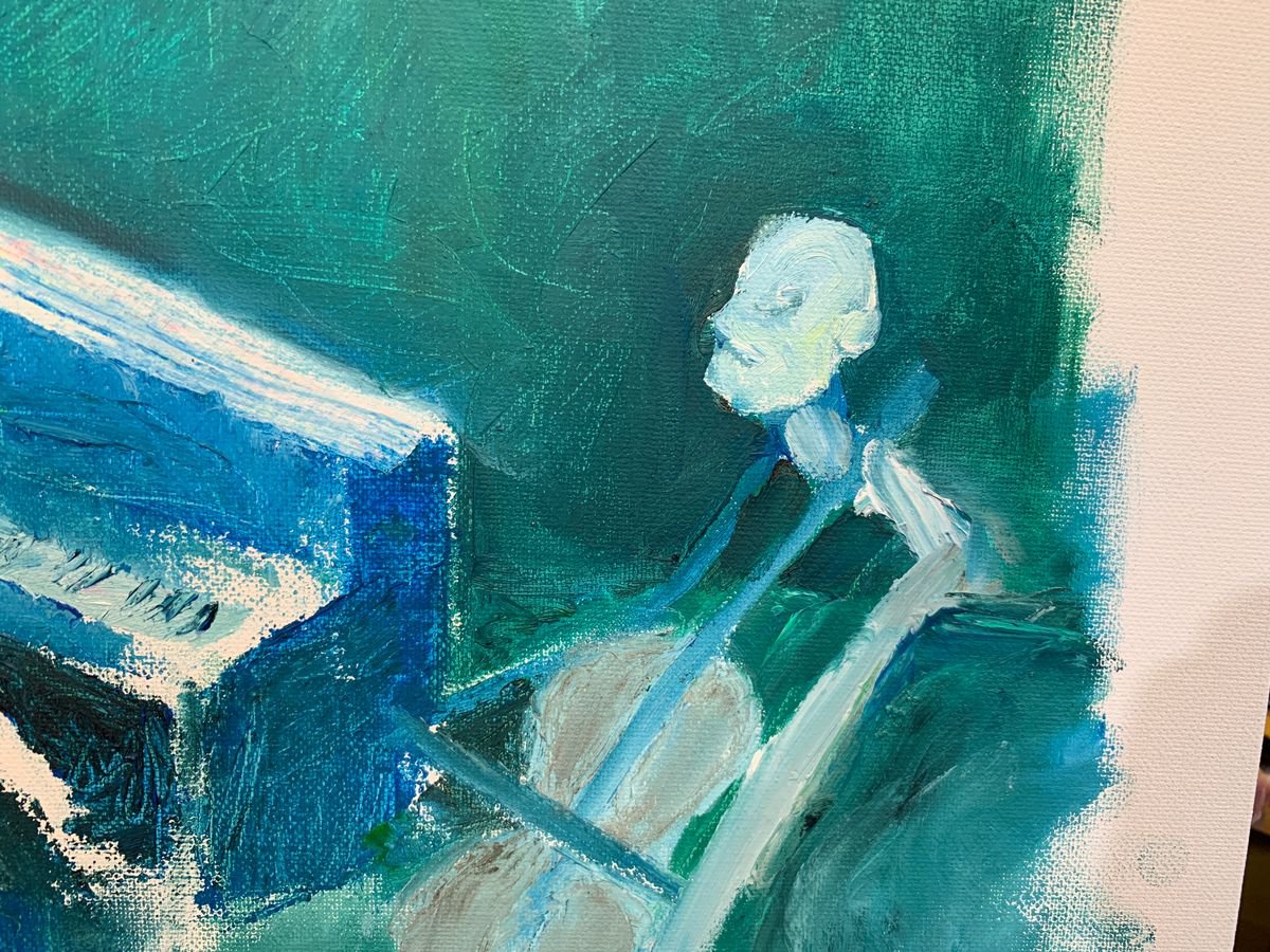 Blue - close-up-artwork