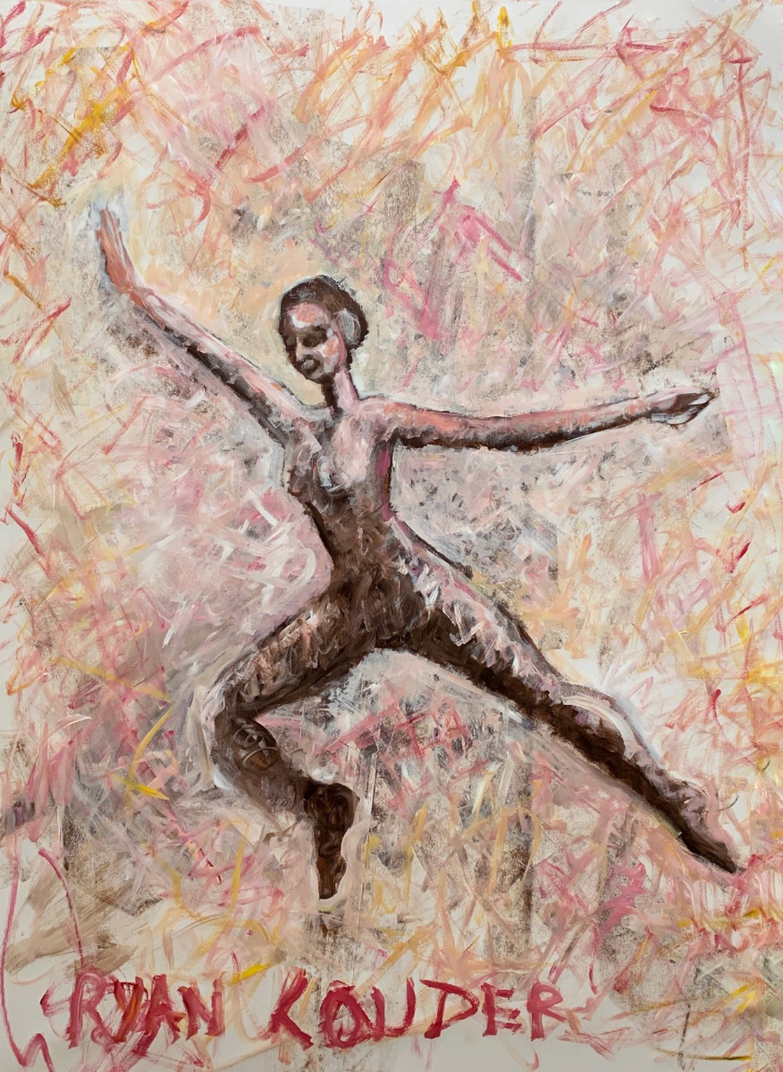 A painting titled 'Jump For Joy by Ryan  Louder' by Ryan Louder