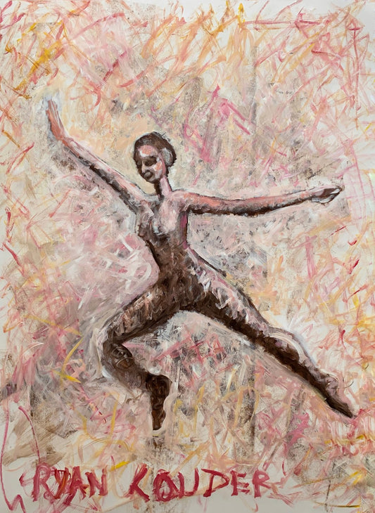 A painting titled 'Jump For Joy by Ryan  Louder' by Ryan Louder