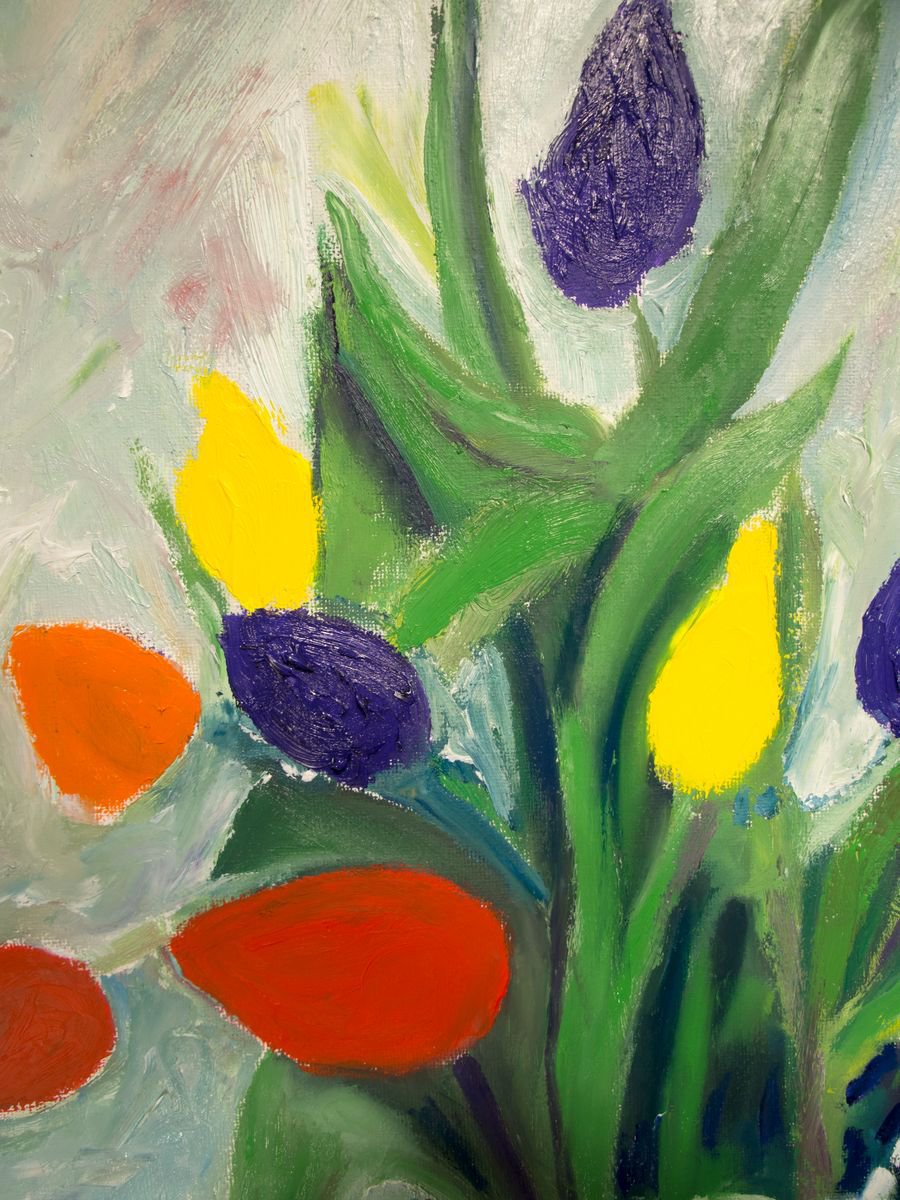 Tulips - close-up-artwork