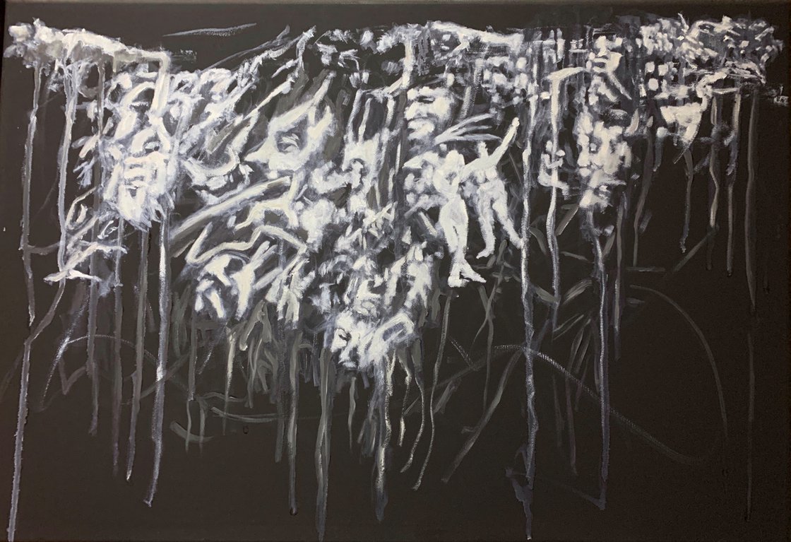A painting titled 'The Shape by Ryan  Louder' by Ryan Louder