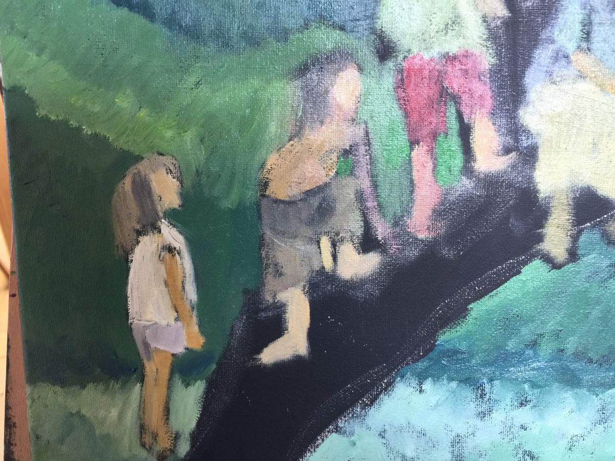 Tree Climbing - close-up-artwork