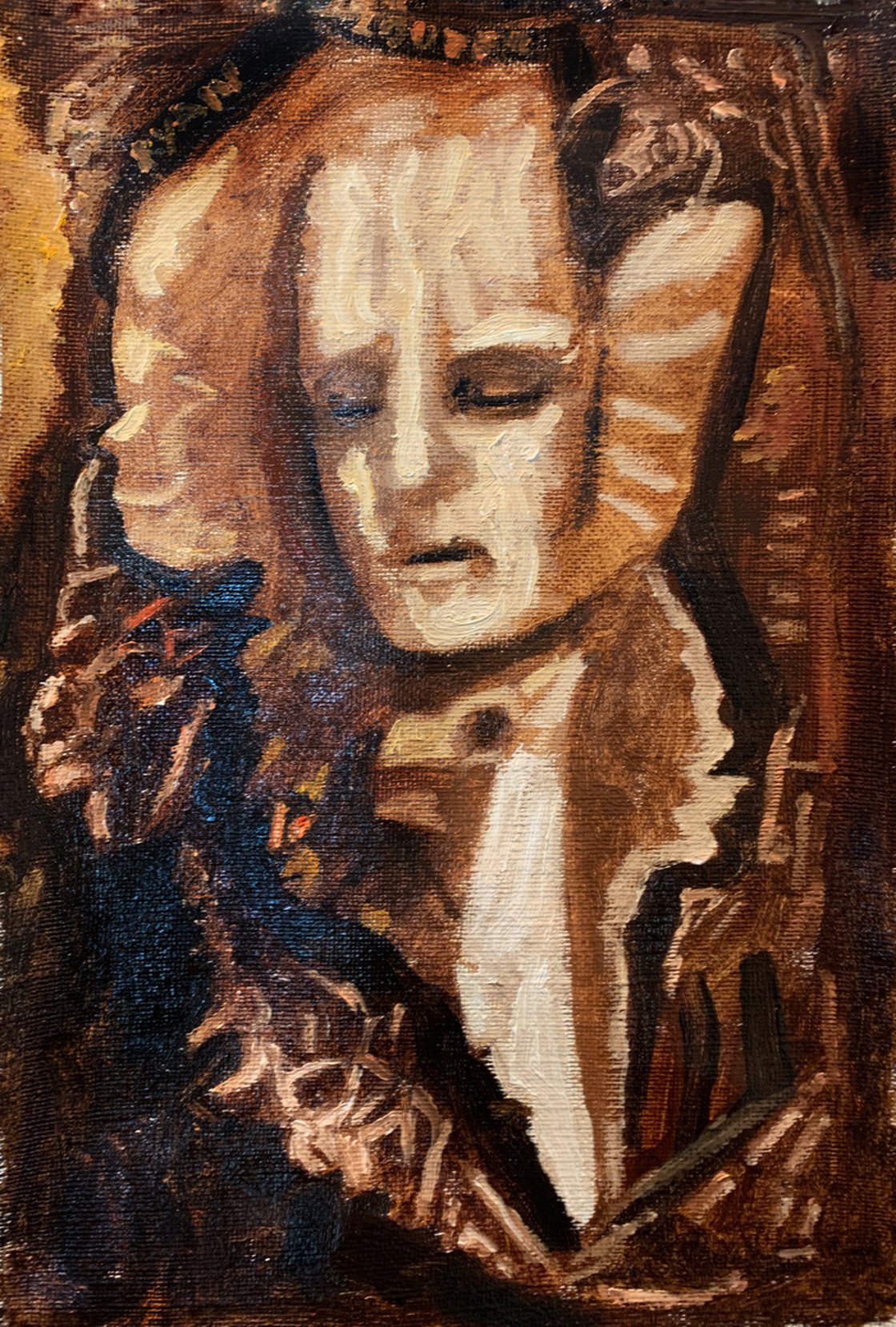 A painting titled 'Time by Ryan  Louder' by Ryan Louder