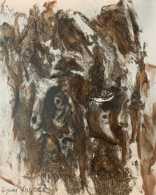 A painting titled 'All In A Thought by Ryan  Louder' by Ryan Louder