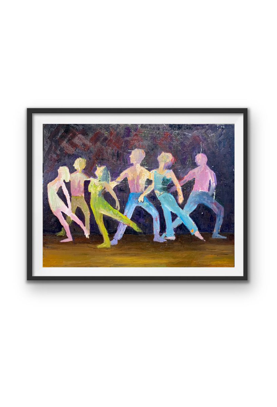 A painting titled 'Dancing As One by Ryan  Louder' by Ryan Louder