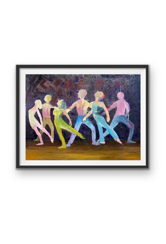 A painting titled 'Dancing As One by Ryan  Louder' by Ryan Louder