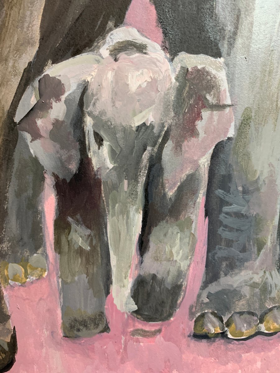 Elephant - close-up-artwork
