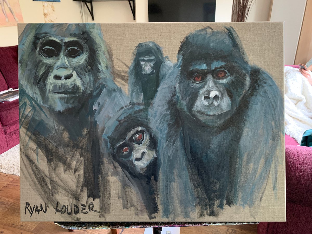 Three Gorillas And A Curiou... - in-context-studio