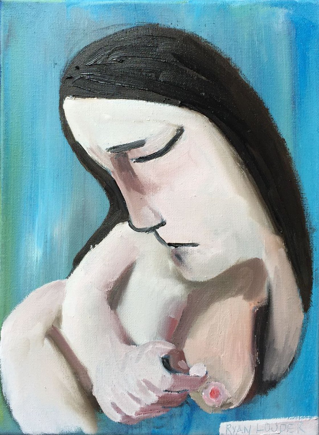 A painting titled 'A Sensual Moment by Ryan  Louder' by Ryan Louder