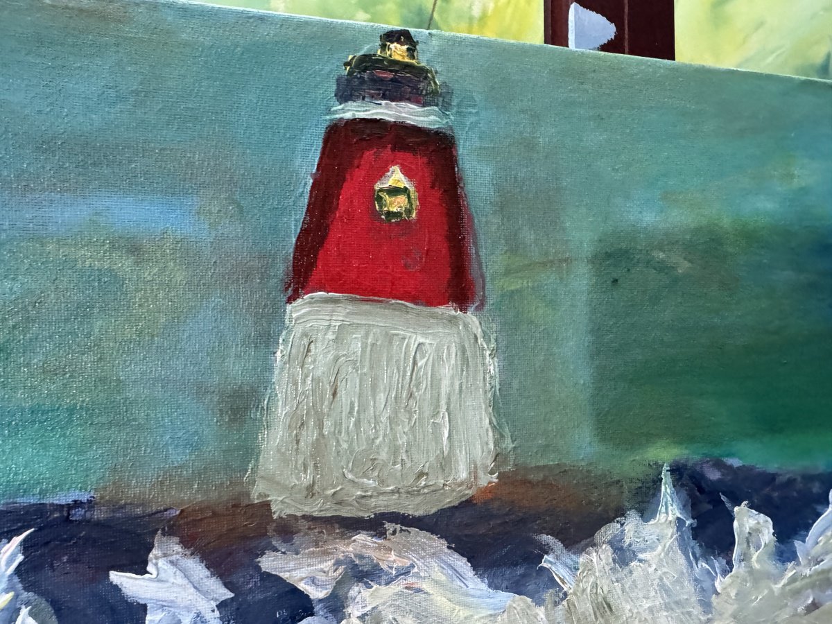 By The Lighthouse - close-up-artwork