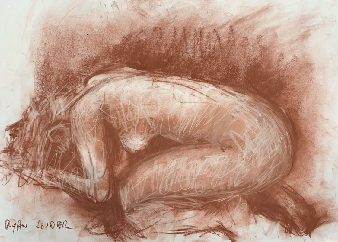 A painting titled 'Figure Study of Juno 2 by Ryan  Louder' by Ryan Louder