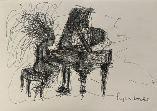 Piano And Pianist At A Dram...