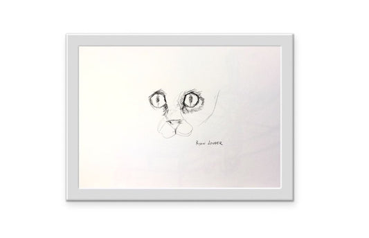 A painting titled 'Cats by Ryan  Louder' by Ryan Louder