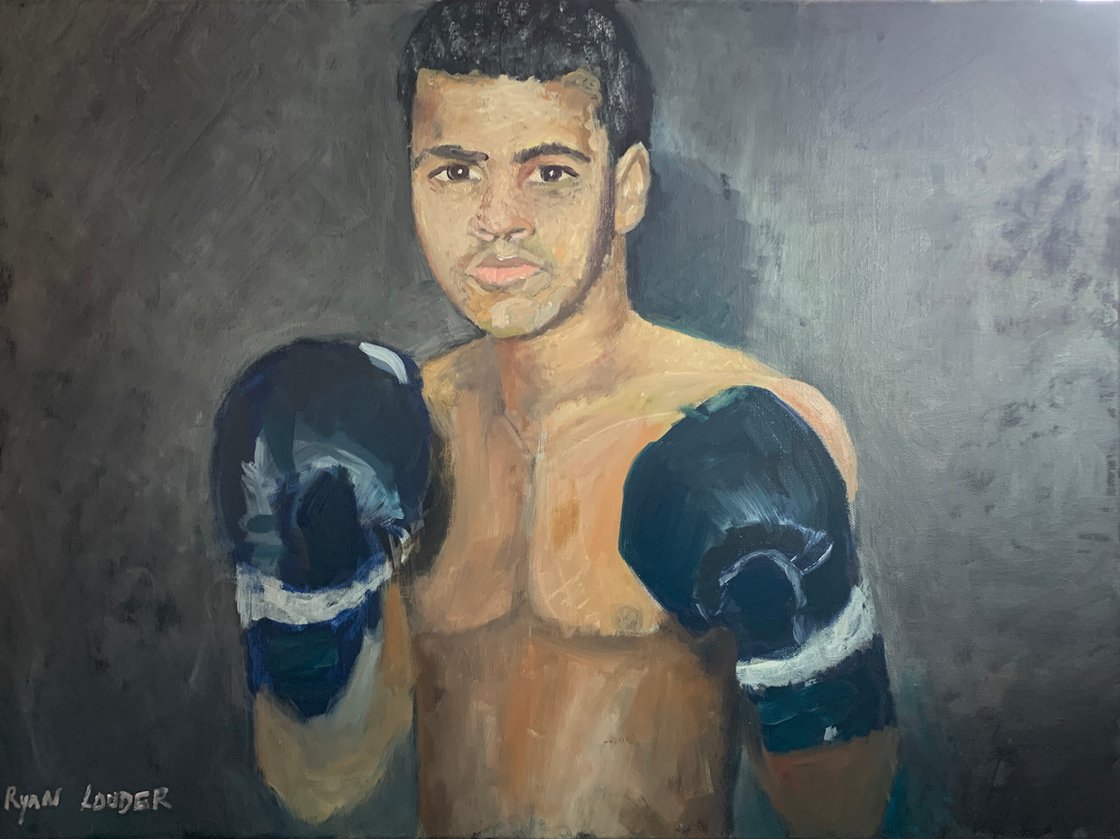 The Boxer by Ryan Louder - Hahnemühle German Etching Fine Art Print