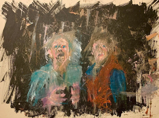 A painting titled 'Back To My Childhood by Ryan  Louder' by Ryan Louder