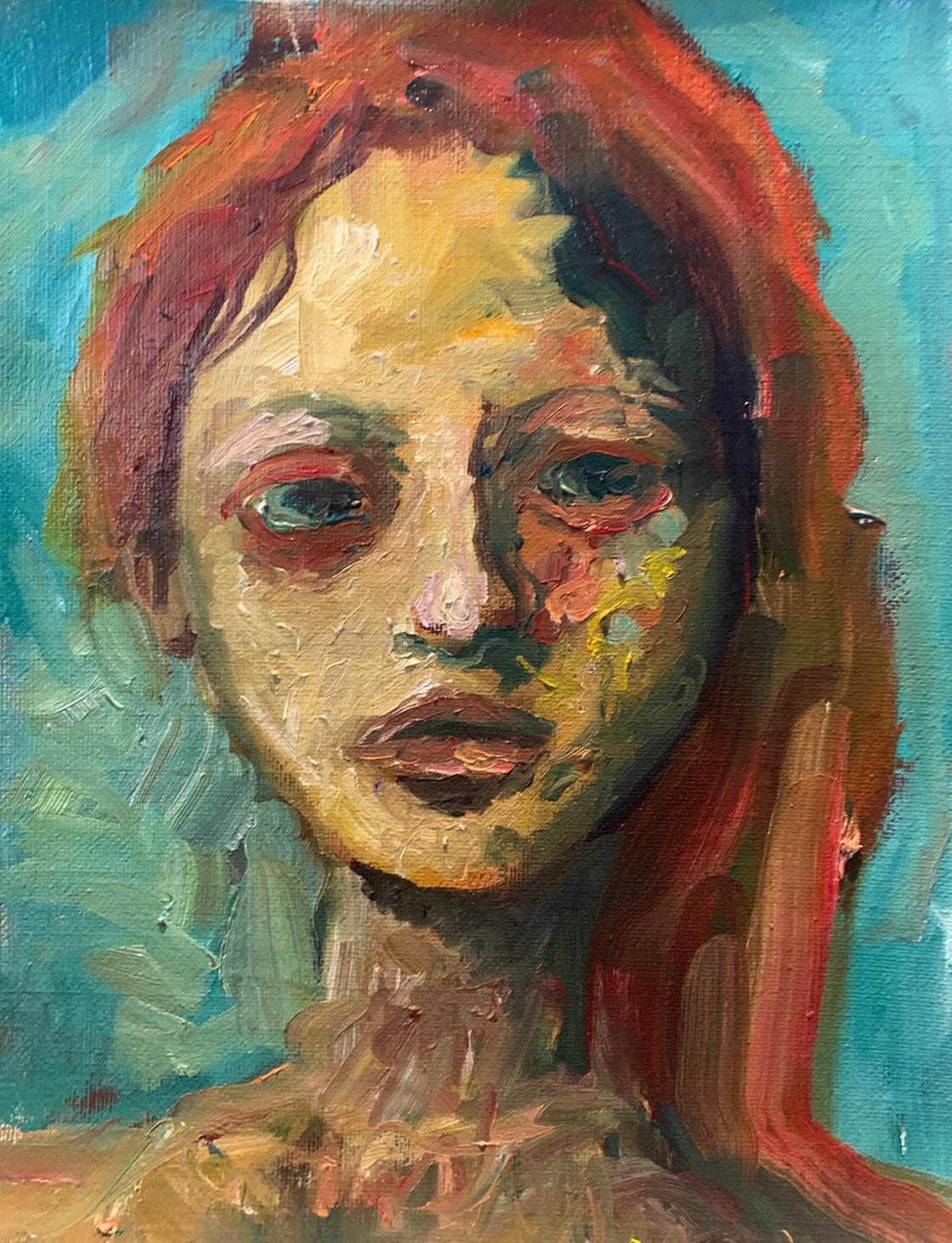 A painting titled 'Beyond The Stare by Ryan  Louder' by Ryan Louder