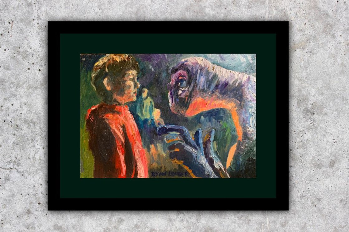 ET and Me by Ryan Louder - Hahnemühle German Etching Fine Art Print